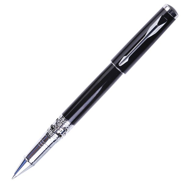 

1pc luxury Metal Pen Ballpoint pen stylo pennen boligrafos kugelschreiber canetas penna kalem pens for writing caneta 03723, Black without box