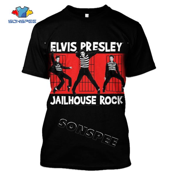 

summer homme pullover elvis presley the king men 3d print shirts harajuku hippie horror men clothing
