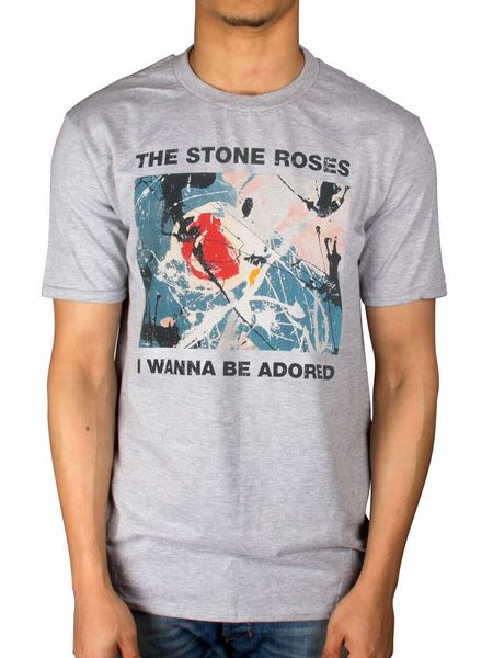 

official the stone roses wanna be adored t shirt grey begging you second coming tee shirt funny design sport hooded sweatshirt hoodie