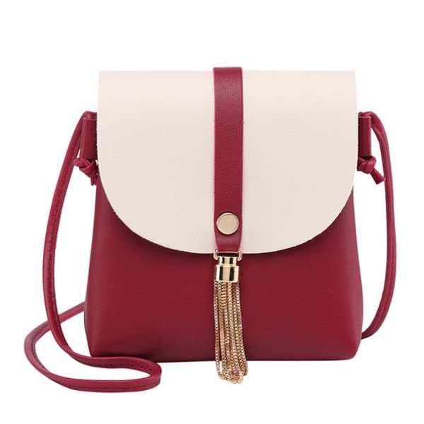 

new women messenger shoulder bag ladies fringe soft small square bag mini simple casual single shoulder bags handbag a40