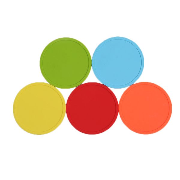 

10cm circular silicone coaster multi colour anti scalding waterproof cup mat home table mug teacup coffee cushion new 2sk g2