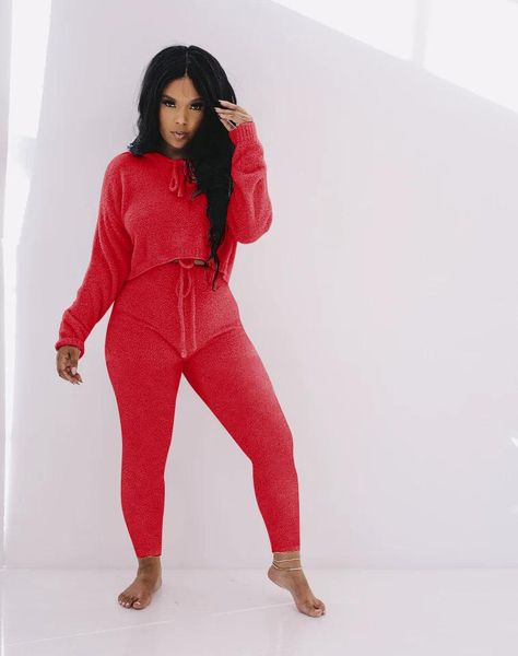 

chocomist two-piece casual solid homewear women pant set y183, Gray