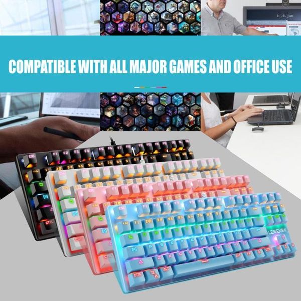

wireless keyboard k550 mechanical usb keyboard colorful led illuminated backlit gaming backlit bluetooth teclado1