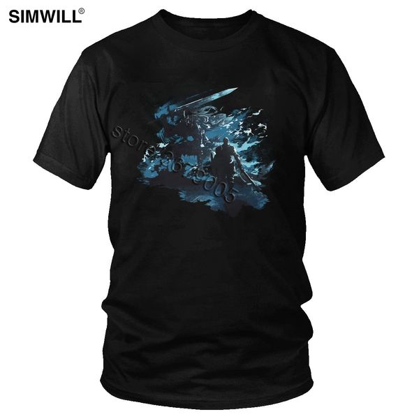 

sport cool abysswalker t-shirts men casual short sleeved cotton t shirts o-neck dark souls tee shirts large size tshirts game fan gift