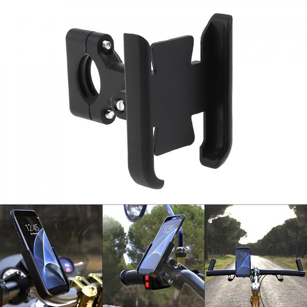 

universal aluminum alloy motorcycle phone support telephone for gps bike handlebar holder