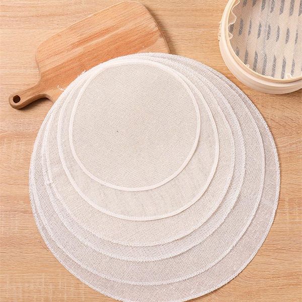 

2pcs cotton steam cloth for steaming grid cleaning steam basket cloth cookware gadget 2pcs cotton wmtkas