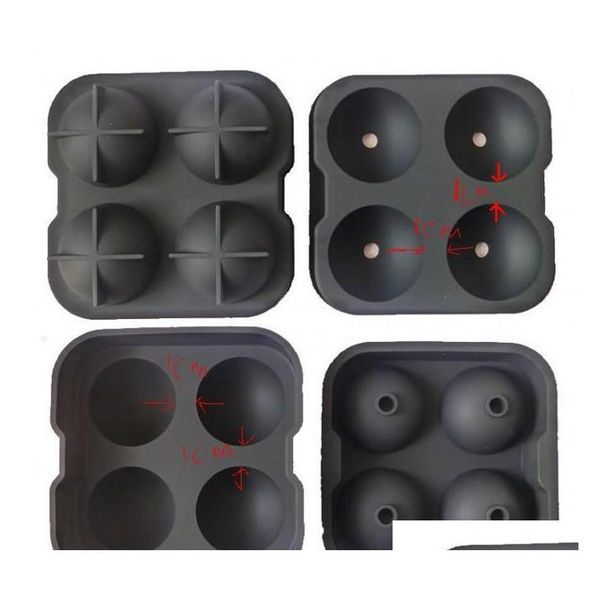 

sile ice ball maker tray sphere molds 4 balls round ice making mould for whiskey cocktail wine beer bevera jllggw allguy