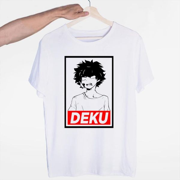 

anime my hero academia izuku midoriya cosplay boku no hero academia t shirts short sleeve tshirts womens t shirts fashion 2020, White