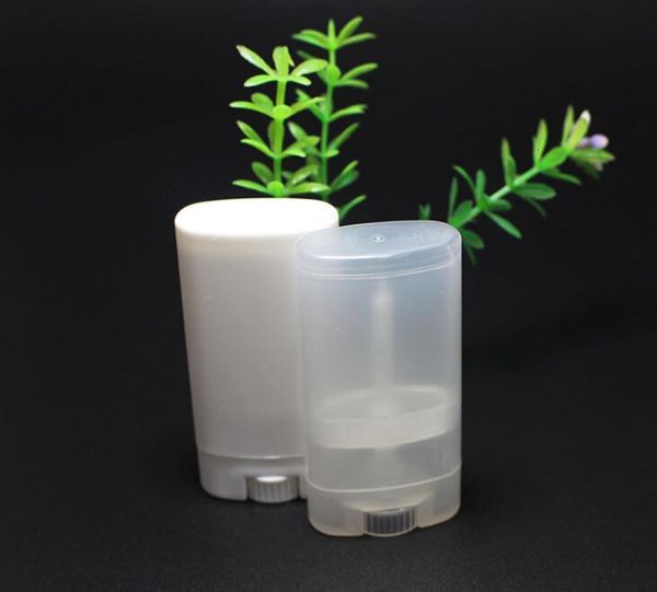 

plastic balm 15g oval diy empty 1000pcs portable deodorant containers clear white lipstick fashion cool lip tubes