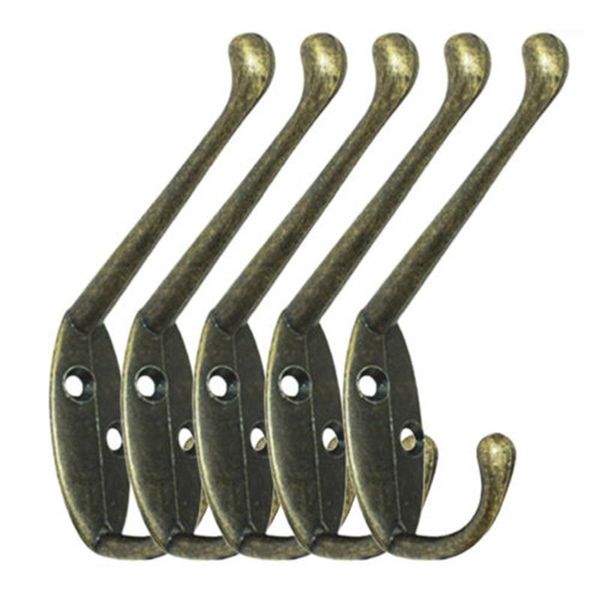 

5pcs retro vintage style double coat hook/hat/door/hanger/metal/hang/hooks/hall1