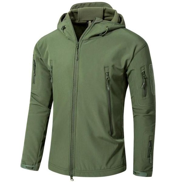 

tactical jacket men outwear windbreaker waterproof soft shell army camouflage jackets fleece coats 4xl 5xl hunt clothes, Black;brown