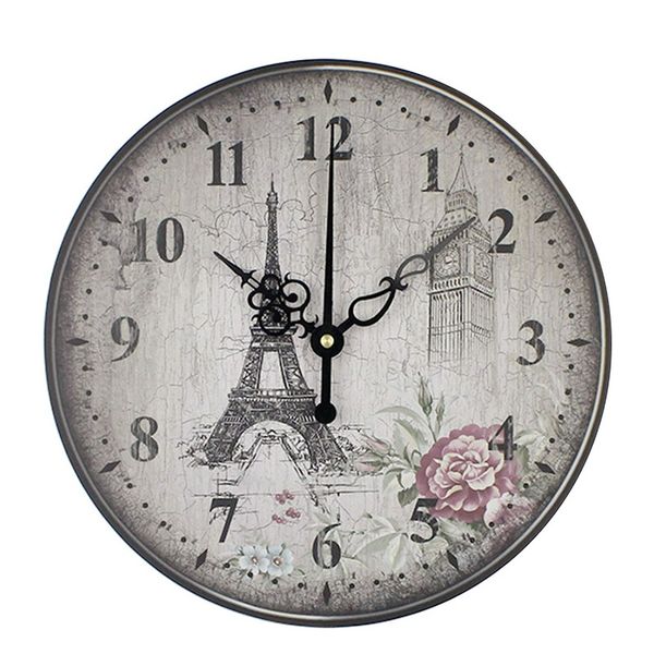 

eiffel tower large decorative wall clock absolutely silent bedroom wall clocks vintage wall watches home decor orologio parete f bbyczu