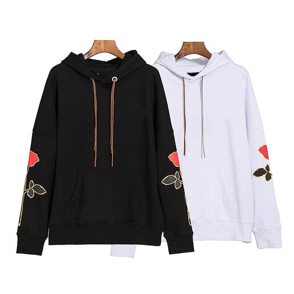 

new autumn winter fashion mens hoodies long sleeve pullover black white letter print hoodies mens designer hoodies