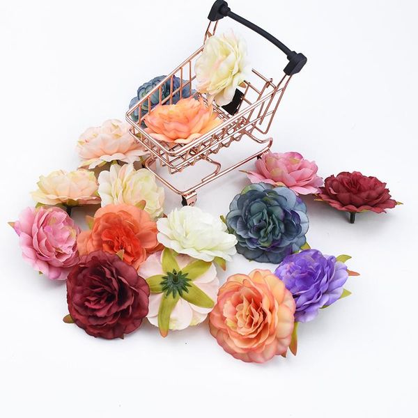 

5 10 шт. многоцветные шелковые гвоздики искусственные установки декоративные цветочные скрапитель дома декор свадебные свадебные аксессуары