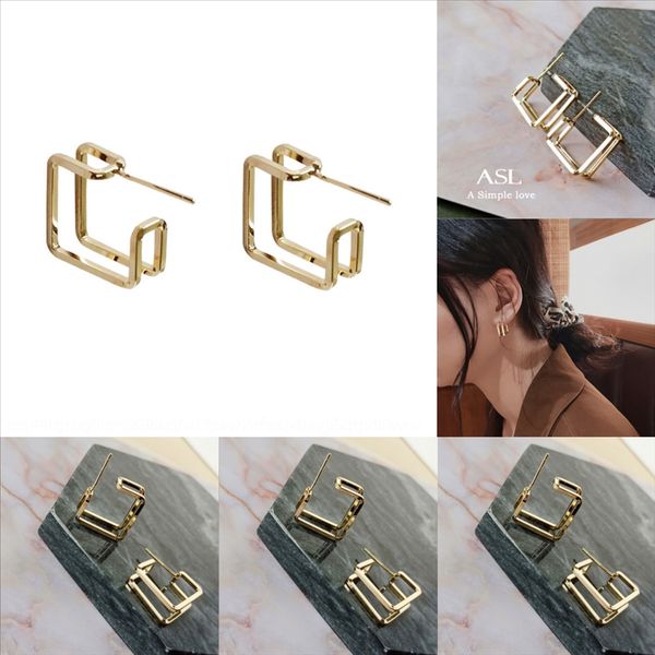 

hdc vintage stud retro jewelry skull stainless steel stud earrings men and earring card for jewelry package women rock punk ear glossy, Golden