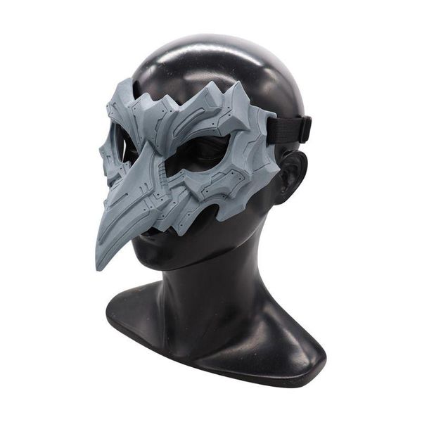 

two-dimensional mechanical beak mask for mardi gras masquerade party christmas halloween costume party punk