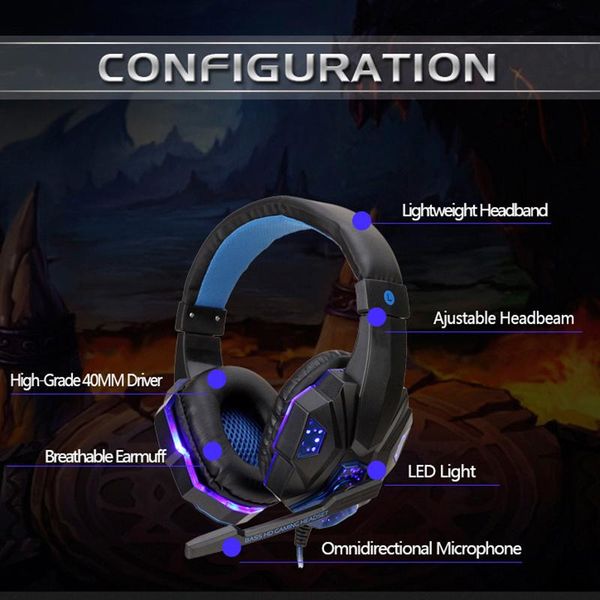 

3,5 мм проводная гарнитура deep bass game наушники профессиональные компьютерные наушники с микрофоном hd для компьютера ps4 pc xbox