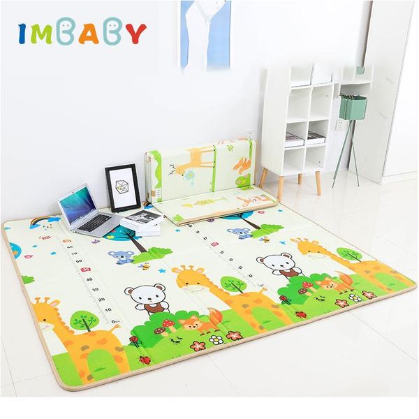 

imbaby baby play mat двухместный поверхность детский ковер младенческий новорожденный ковер для палатки детская playmat для палатки дети wmt