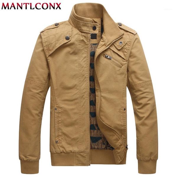 

mantlconx 2020 spring autumn men jacket coats brand men cotton casual jacket zipper coat jackets male outwear style1, Black;brown