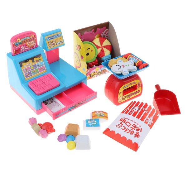 

моделирование сладкие магазин кассовый аппарат playset kids детская \ 'притворимся play игрушка подарок на день рождения