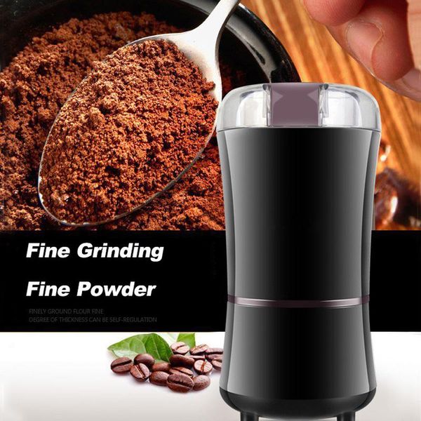

electric coffee 110v 220v stainless steel grinder beans condiment grinder multi-function spice nut seed coffee eu us