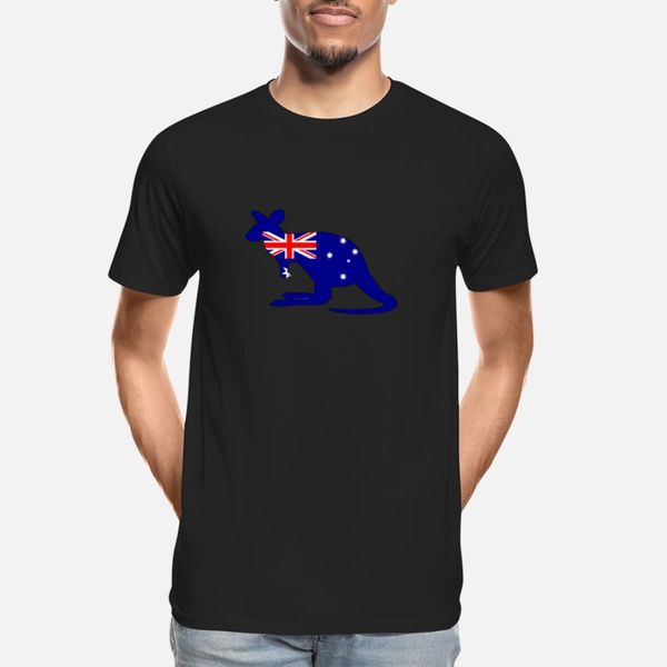 

australian flag - kangaroo t shirt humor oversized trendy tracksuit hoodie sweatshirt