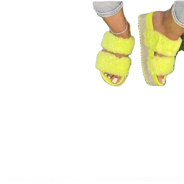 

wdi7 ethel anderson real vossenfur slides bear quality washer high summer bont flops flip vacation sandals shoes, Black