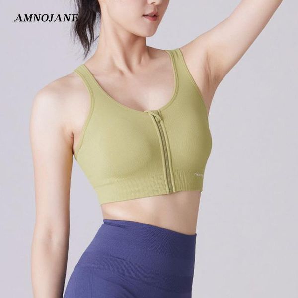 

zip front спорт бюстгальтер для женщин gym спорт bras йога нижнее белье running vest top training mesh бесшовные передняя пряжка поддержки б, White;black