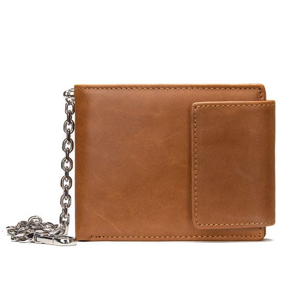 

2020 genuine men leather wallet mini purse holder of male portfomonee card walet dropshiping pocket 8f16, Red;black