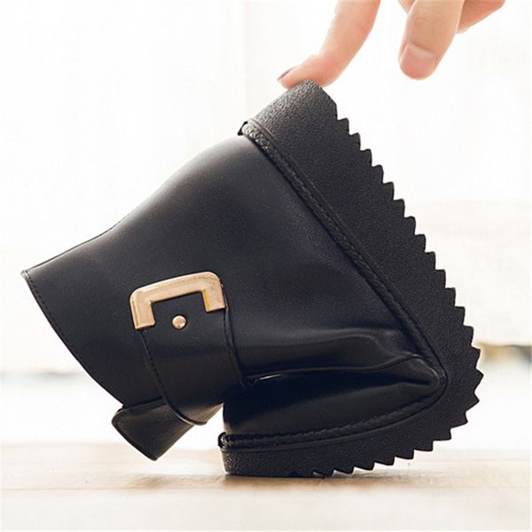 

upuper black wedge womens non-slip warm fur ankle women leather boots for mother winter shoes famale y200114