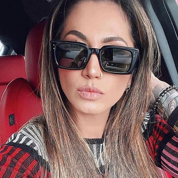 

sunglasses 2021 square lady travel small rectangle sun glasses men and women eyeglasses vintage retro, White;black