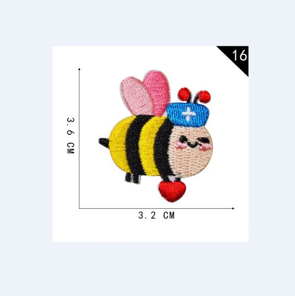 

custom patches iron on patches on clothes heat-adhesive embroidered patches sticker for clothing patch for clothes jackets, Black