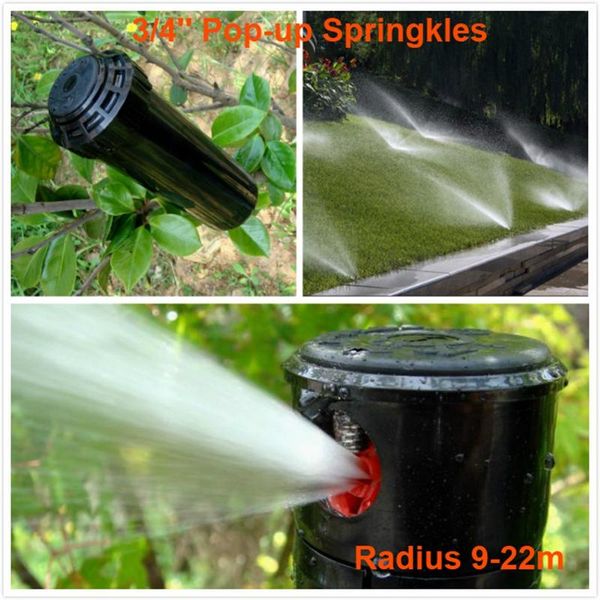 

1pc radius 9-22m -up sprinkler 3/4" female thread for garden supplies and lawn irrigation angle adjustable sprinklers