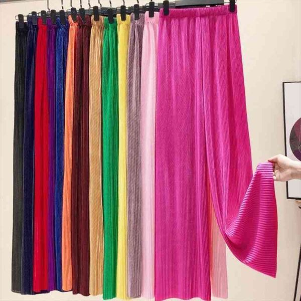 

plus size pants women spring summer wide leg pants loose palazzo fashion bohemian pleated trousers 5xl 6xl 7xl, Black;white