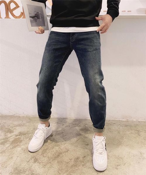

wb10968 fashion men's pants 2020 runway luxury european design party style men's clothing, Blue