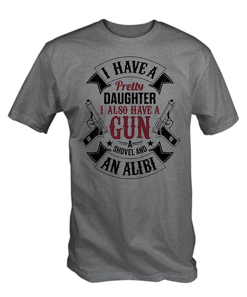 

summer cool men tee shirt men's i have a pretty daughter t shirt funny t-shirt sport hooded sweatshirt hoodie