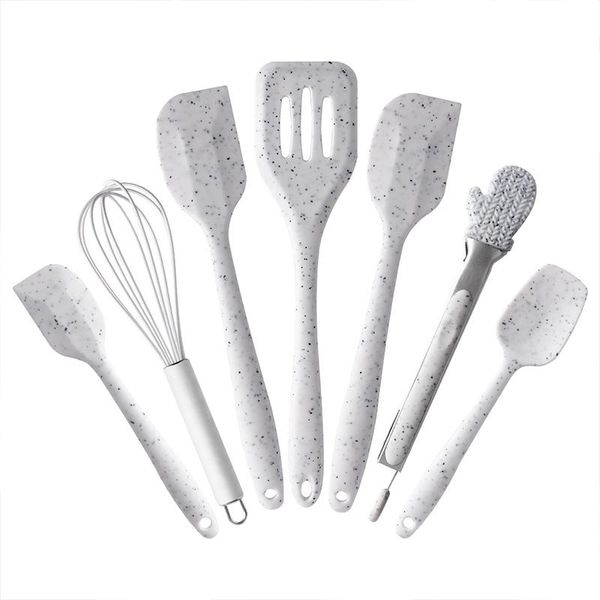 

silicone kitchenware cooking utensils set christmas holiday style heat resistant kitchen non stick cooking utensils baking tools wmtgpo