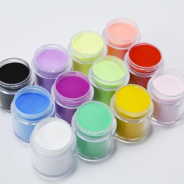 

12bottles/set acrylic powder sculpture powder 12 colors in 1 kit 8g/bottle # nail colorful dust dipping powder pi jllqzw, Silver;gold