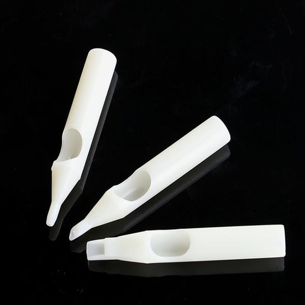 

30pcs rt/dt/ft disposable tattoo machine nozzle tips flat round plastic tattoo tip sterile makeup gun needle too qylmbu
