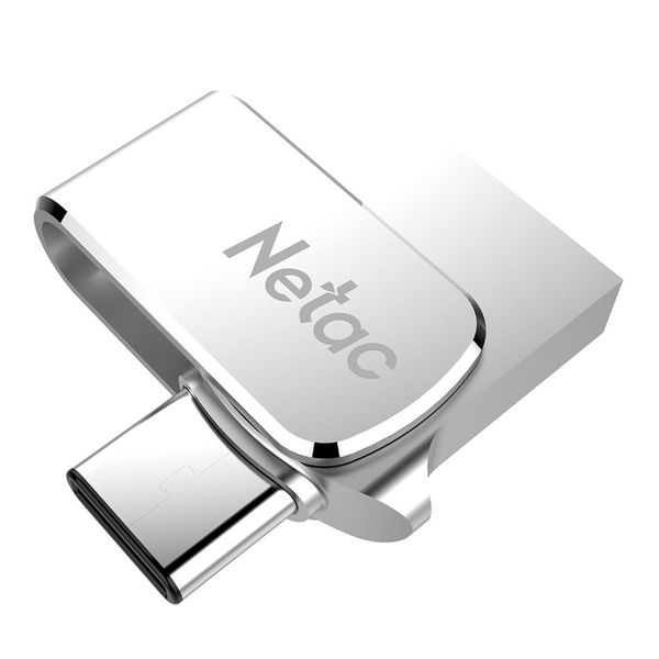 

netac u780c 32gb usb-c type-c usb 30 aluninum alloy flash drive otg u disk