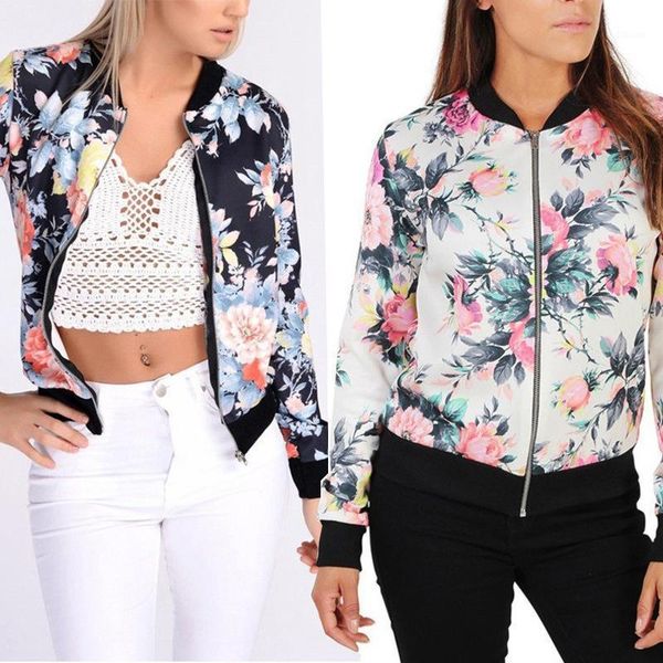 

2020 autumn winter jacket for women coats women' jackets fashion print zipper ladies women's clothing1, Black;brown