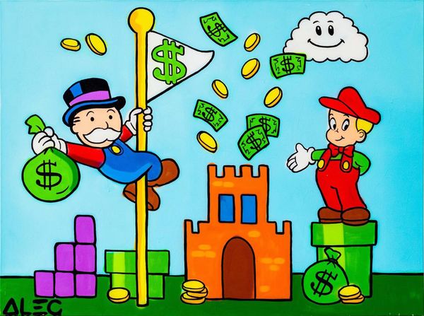 

alec monopoly super monopoly home decoration handpainted &hd print oil painting on canvas wall art canvas pictures 201219