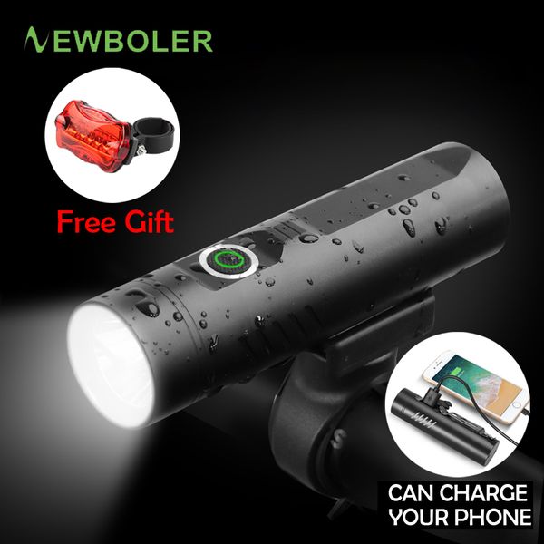 

newboler 3200mah bike light kit p90 p50 l2 for bicycle t6 light usb rechargeable battery cycling as power bank