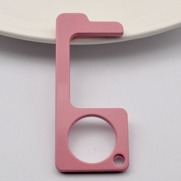 

kirsite no touch contactless door opener touchless starters keyring metal heads screen touching pressing elevator edc tool 2 1yb c2