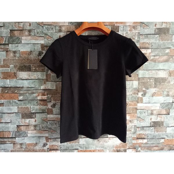 

spring and summer new loose and slim coat t-shirt summer solid color short sleeve t-shirt for women qhav, White