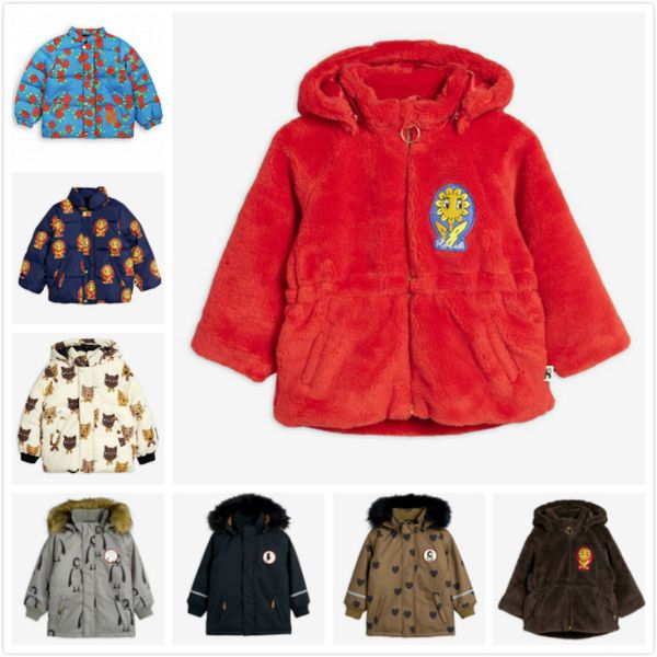 Vorverkauf Ins 2020 Herbst und Winter Neue Jungen und Mädchen Dicke Baumwolljacke MR Blumen Muster Lässige Baumwollmantel Kid Outwear LJ201125