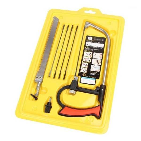 

dhl 50 set 8 in 1 mental magic saw hacksaw diy hand saw for wood woodworking saws set kit with 6 blades model multi purpose1