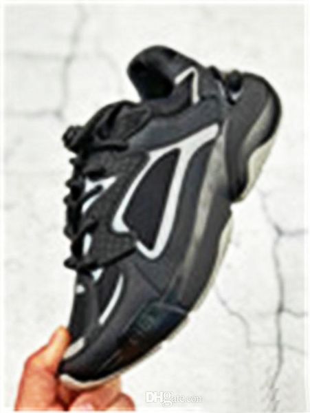 

brand 19ss obliques b24 b23 sneaker 3m reflective with cannage motif mens fashion designer shoes for men women sneakers shoes