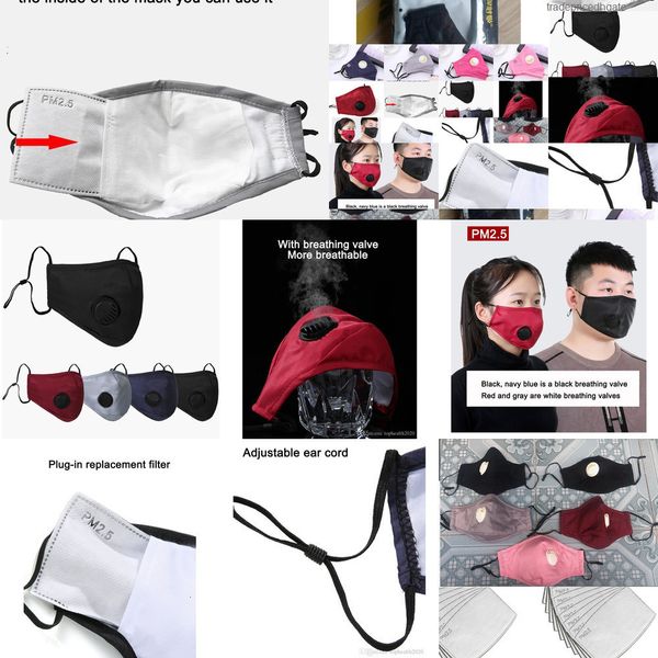 

man disposable can put washable filter pm2.5 woman activated carbon black mouth mask anti ic9x