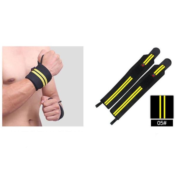 

1/2pcs fitness wrist weight wrist support weightlifting wrist support wraps gym straps elasticated bandage 1/2pcs qylelp, Black;red